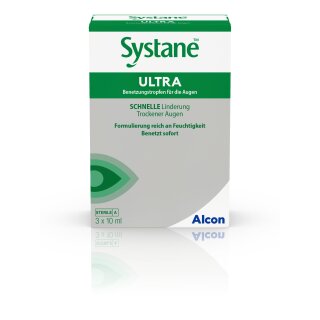 Systane Ultra Benetzungstropfen 3 x 10 ml (Alcon)