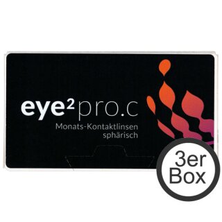 eye² PRO.C sphärisch 3er Box Monatslinsen