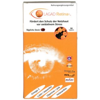 LAGAD Retina® 30 Kaps Nahrungsergänzungsmittel