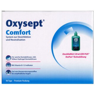 Oxysept Comfort B12 3x300 ml Peroxid Premium Pack (AMO)