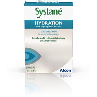 Systane Hydration Benetzungstropfen 3 x 10 ml (Alcon)