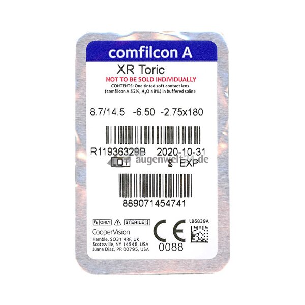 biofinity xr toric contact