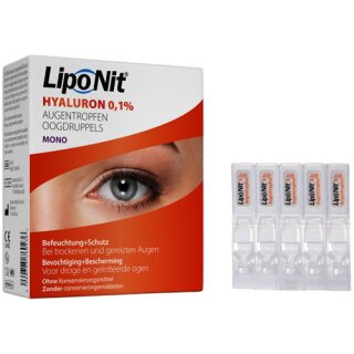 Lipo Nit® Augentropfen Hyaluron 0,1% GEL 30x0,4ml (Optima)