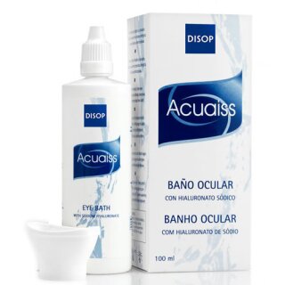 Acuaiss Augenbad Kochsalzlösung mit Hyaluron 100 ml