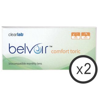 Belvoir comfort toric 6er Box Monatslinsen (ClearLab)
