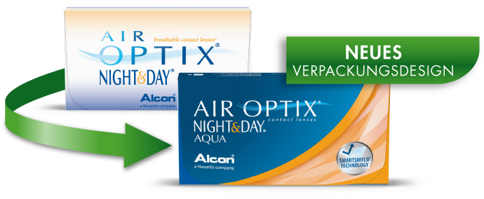 Air Optix Night and Day neue Verpackung
